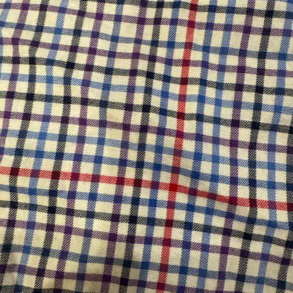 Ralph Lauren Button Down Plaid OCBD Shirt Preppy Cotton Long Sleeve Mens L - Picture 4 of 11